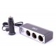 With 3 Outputs 12/24 Volt Auto Lighter Multiplexer + 1 With USB Output