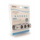 3 Çıkışlı 12/24 Volt Oto Çakmaklık Çoklayıcı + 1 USB Çıkışlı