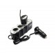 3 Çıkışlı 12/24 Volt Oto Çakmaklık Çoklayıcı + 1 USB Çıkışlı