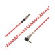 3.5 mm L Tipi Spralli Audio Aux Kablo