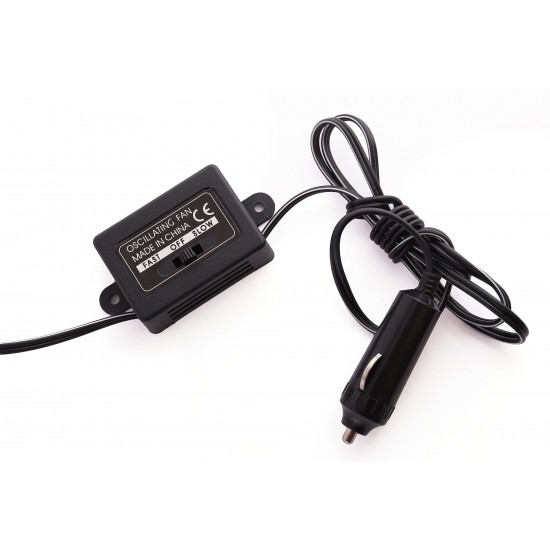 Araç İçi Mandallı 12V 8" Oto Vantilatör - 2 Kademe Hız Ayarlı