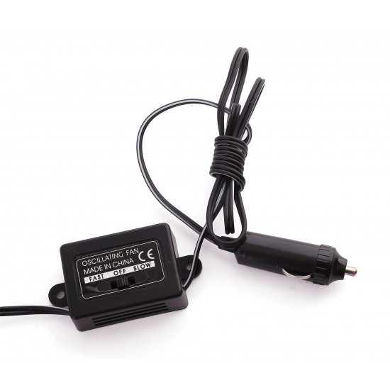 Araç İçi Vantuzlu 12V 6" Oto Vantilatör - 2 Kademe Hız Ayarlı