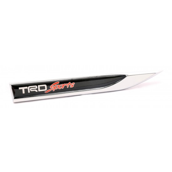 TRD Sports Logo Bıçak Arma Metal İkili Set