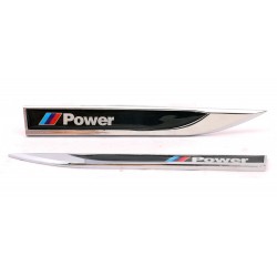 Power Logo Bıçak Arma Metal İkili Set