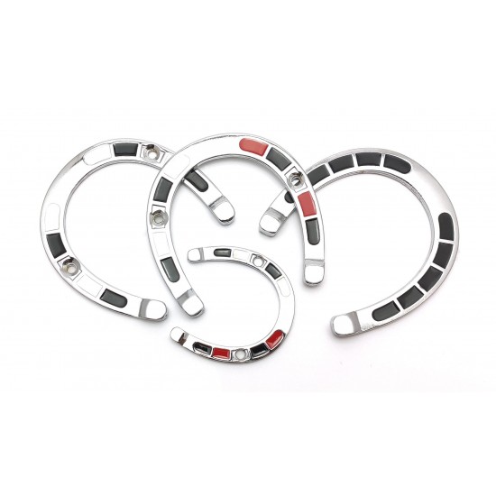 Küçük Boy Nal Arma - Döküm At Nalı Krom Panjur Arma - Renkli