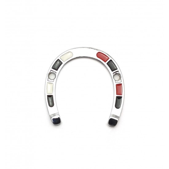 Küçük Boy Nal Arma - Döküm At Nalı Krom Panjur Arma - Renkli