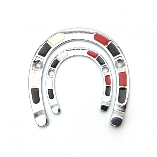 Küçük Boy Nal Arma - Döküm At Nalı Krom Panjur Arma - Renkli