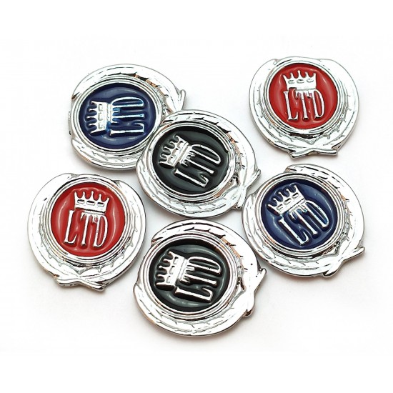 2li Mini Boy Düğme Arma - Döküm LTD Krom Düğme Arma - Lacivert