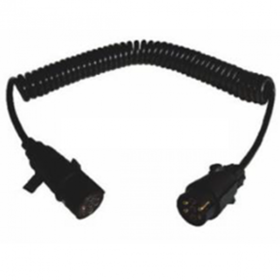 Adaptör Elektrik Kablosu 7 Pin N Tip Lastikli Düz Kablo 12/24V 3M