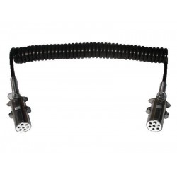 Elektrik Kablosu 7 Pin S Tip Lastikli Düz Kablo 24V 3M