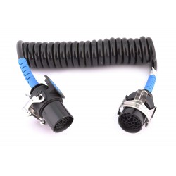 Trailer Adapter Electric Cable 15 Pins Clamping 4,5 meters - ADR