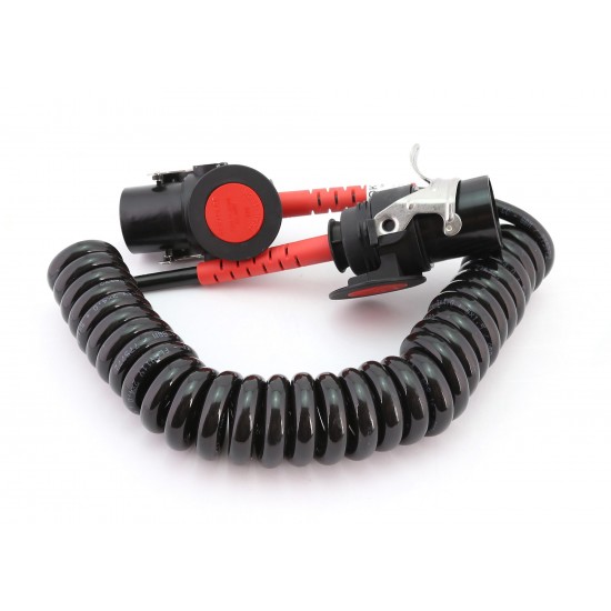 Adaptör Elektrik Kablosu ABS 7 Pin / 2 Fiş Vidalı Pinli 3M