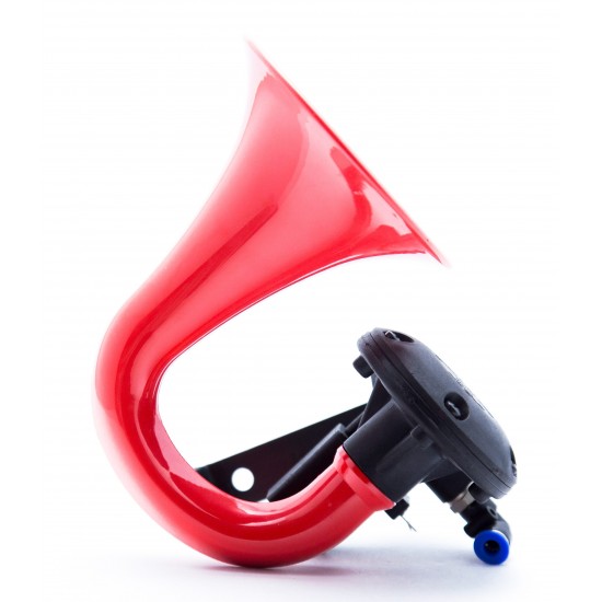 Havalı Korna Tek Korna UNICHORN 24V - Kırmızı Boyalı