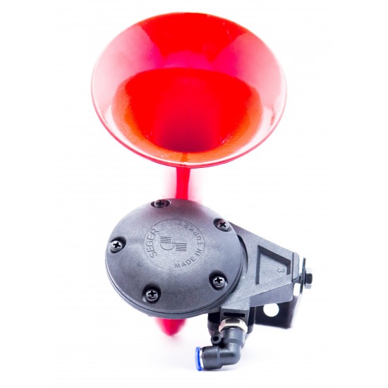 Havalı Korna Tek Korna UNICHORN 24V - Kırmızı Boyalı