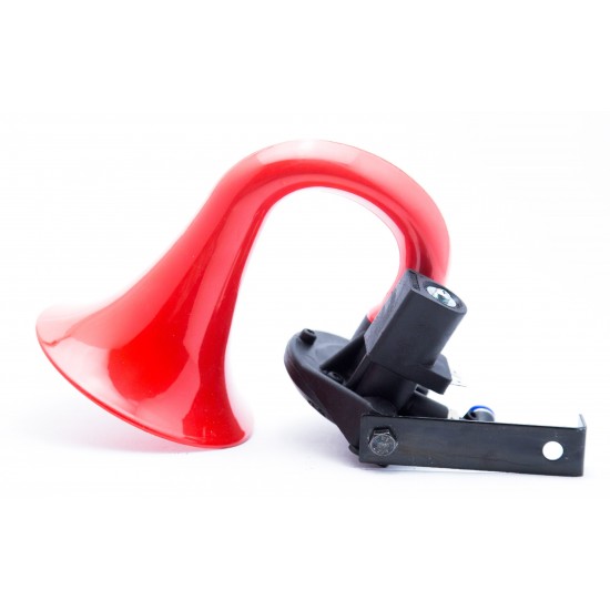 Havalı Korna Tek Korna UNICHORN 24V - Kırmızı Boyalı