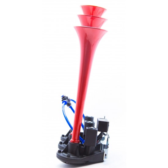 Air Dali Dali Korna 3 Boru 24V - Kırmızı Boyalı