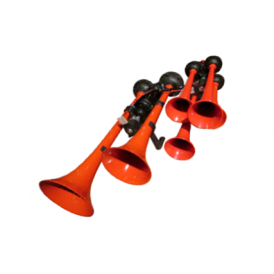 6 Borulu Boyalı Süper Yankılı Maegastar Havalı Korna 24V