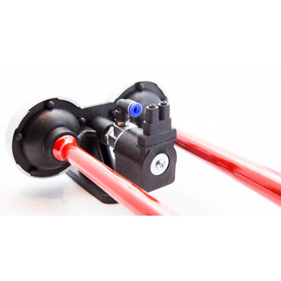 Havalı Korna 2 Borulu Düz Ses 24V - Kırmızı Boyalı