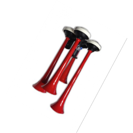 4 Borulu Düz Sesli Boyalı Havalı Korna 24V