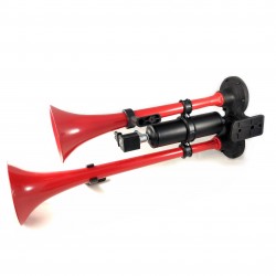 Süper Apollo Çift Sesli 58cm Havalı Korna 12V