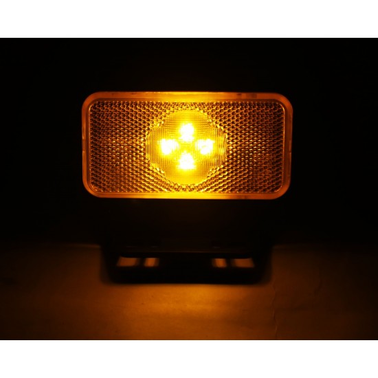 Yan Sinyal Yan Sinyal Braketi Lamba 3 Led 24V Sarı E9 Sertifikalı