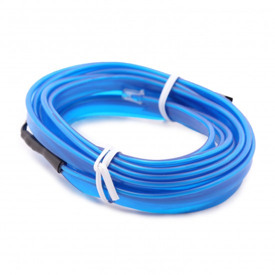 Araç İçi Torpido Mavi Kurdele Led, Halat Neon, Halat Led 2 metre