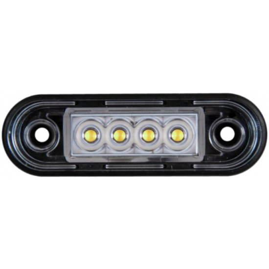 Otomatik Parmak Led Lamba 10 cm 4 Led 12V / 24V Beyaz