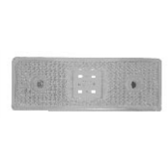 Yan İşaret Led Römork Etek Lambası 11 cm 4 Led 12V / 24V Beyaz