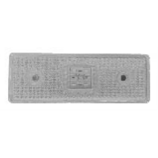 Yan İşaret Led Römork Etek Lambası 11 cm 4 Led 12V / 24V Beyaz