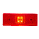 Yan İşaret Led Römork Etek Lambası 11 cm 4 Led 12V / 24V Kırmızı