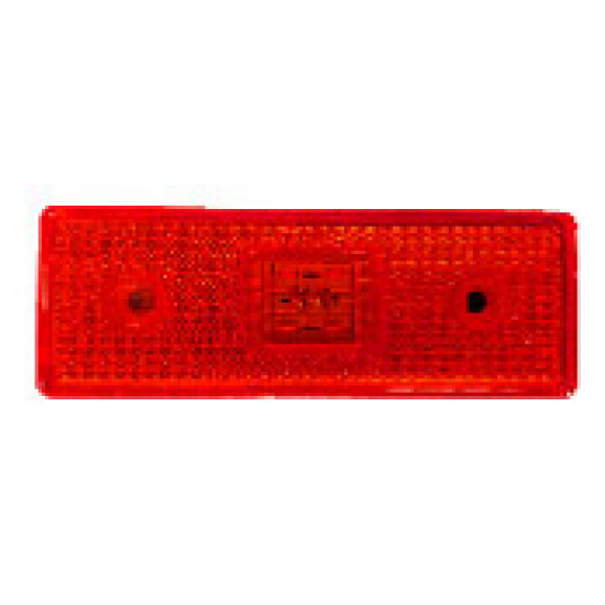 Yan İşaret Led Römork Etek Lambası 11 cm 4 Led 12V / 24V Kırmızı