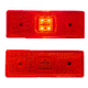 Yan İşaret Led Römork Etek Lambası 11 cm 4 Led 12V / 24V Kırmızı