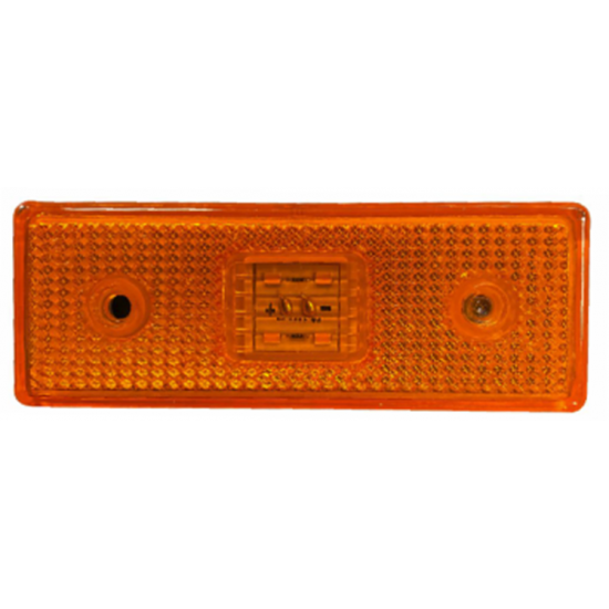 Yan İşaret Led Römork Etek Lambası 11 cm 4 Led 12V / 24V Sarı