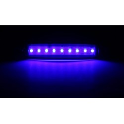 Otomatik Parmak Led Lamba 10 cm 9 Led 12V / 24V Mavi