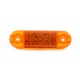 Auto Finger Led Lamp 8.5 cm 9 Led 12V / 24V Yellow