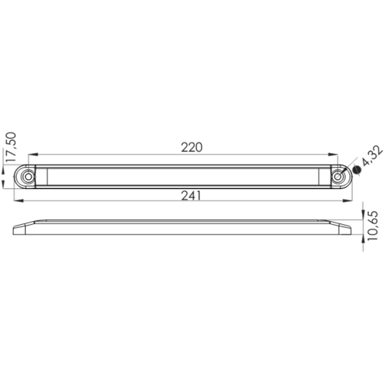 Dekor Akan Işıklı Led Lamba 24 cm 15 Led 12V / 24V Sarı