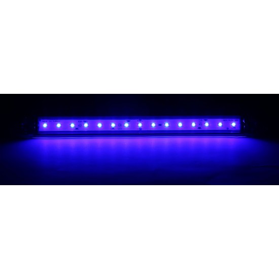 Otomatik Parmak Led Lamba 24 cm 15 Led 12V / 24V Mavi