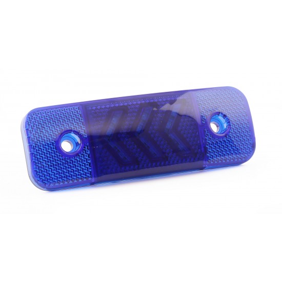 Yan İşaret Led Römork Etek Lambası 11.5 cm 12 Led 12V / 24V Mavi