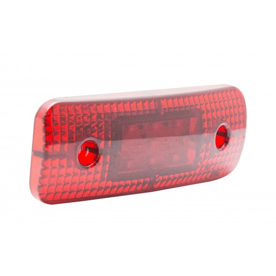 Yan İşaret Led Römork Etek Lambası 11.5 cm 9 Led 12V / 24V Kırmızı
