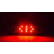 Yan İşaret Led Römork Etek Lambası 11.5 cm 9 Led 12V / 24V Kırmızı