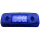 Yan İşaret Led Römork Etek Lambası 11.5 cm 9 Led 12V / 24V Mavi