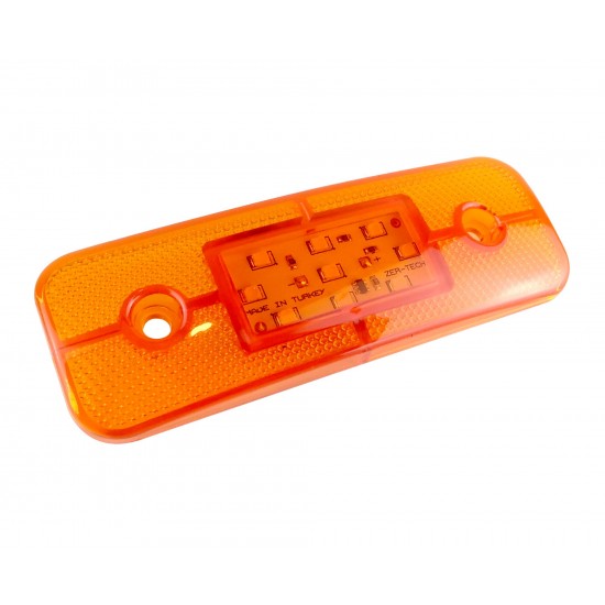 Yan İşaret Led Römork Etek Lambası 11.5 cm 9 Led 12V / 24V Sarı