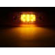 Yan İşaret Led Römork Etek Lambası 11.5 cm 9 Led 12V / 24V Sarı