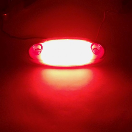Otomatik Parmak Neon Led Lamba 8.5 cm 12/24V Kırmızı