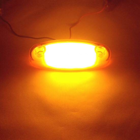 Otomatik Parmak Neon Led Lamba 8.5 cm 12/24V Sarı