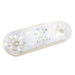 Otomatik Yan İşaret Sinyali Led Lamba 17 Led 12/24V Beyaz