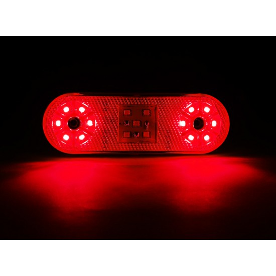 Otomatik Yan İşaret Sinyali Led Lamba 17 Led 12/24V Kırmızı
