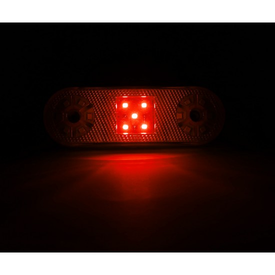 Otomatik Yan İşaret Sinyali Led Lamba 17 Led 12/24V Kırmızı