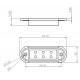 6 Led Universal Plate Lamp 12/24V Blue