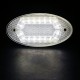 Otomatik Yan İşaret Sinyali Oval Led Lamba 18 Led 12/24V Beyaz